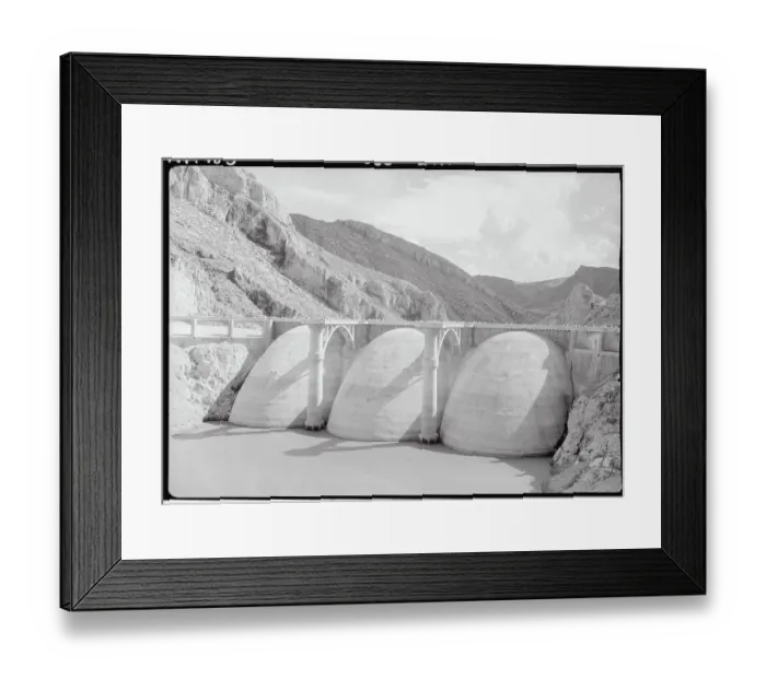 Framed Print : Aerial View of the Coolidge Dam Framed Print : Aerial View of the Coolidge Dam