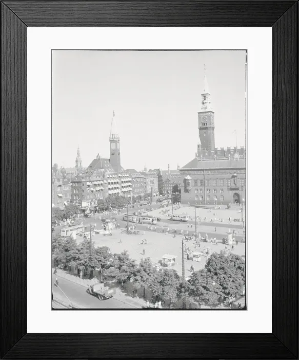 Framed Print : Copenhagen's Town Square Framed Print : Copenhagen's Town Square