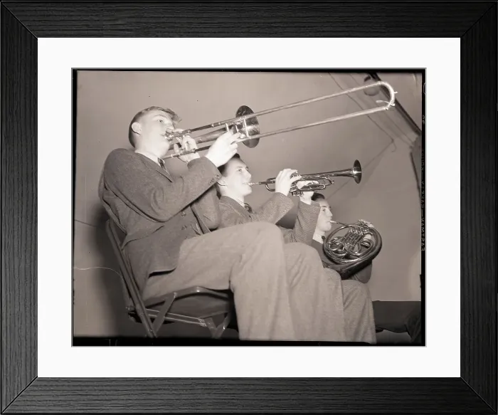 Framed Print : Boys Playing in High School Orchestra Framed Print : Boys Playing in High School Orchestra