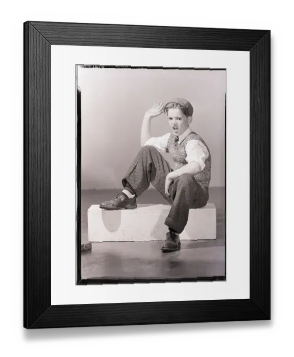 Framed Print : Boy Making Angry Gesture Framed Print : Boy Making Angry Gesture