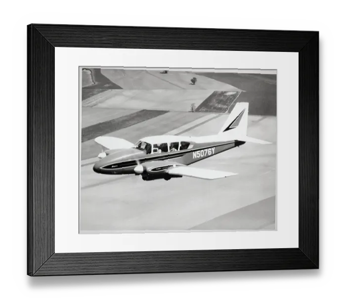 Framed Print : Plane Flying over Croplands Framed Print : Plane Flying over Croplands