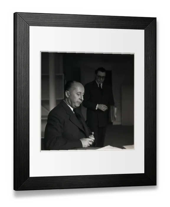 Framed Print : Christian Dior Seated Waist-Up Framed Print : Christian Dior Seated Waist-Up