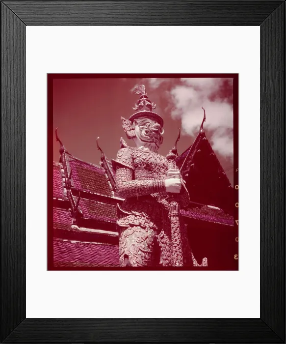 Framed Print : View of Emerald City Statues
