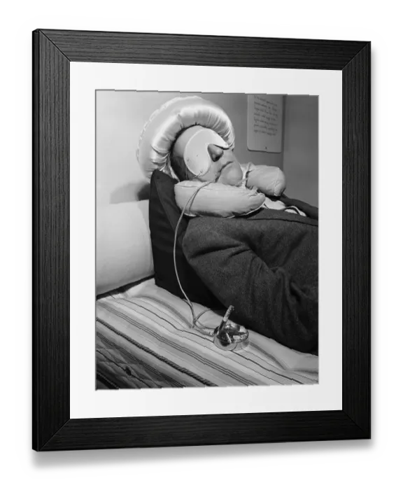 Framed Print : Garry Moore Testing Inventions Framed Print : Garry Moore Testing Inventions