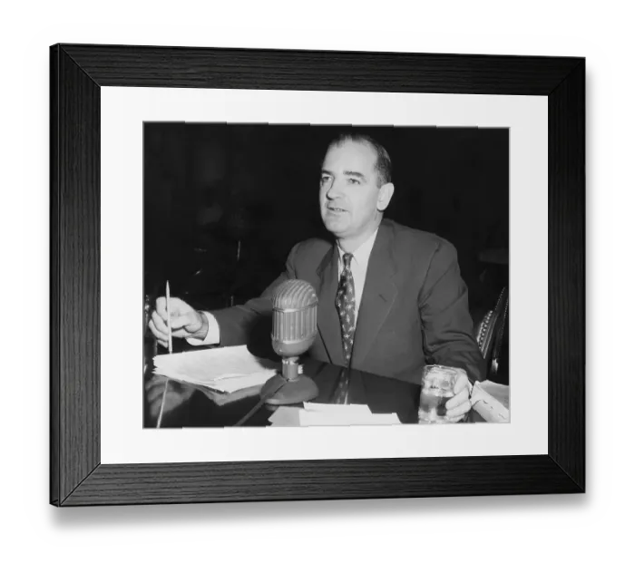 Framed Print : Senator Joseph McCarthy Testifying Framed Print : Senator Joseph McCarthy Testifying