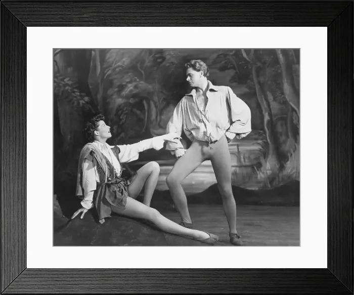 Framed Print : Katharine Hepburn and William Prince Framed Print : Katharine Hepburn and William Prince