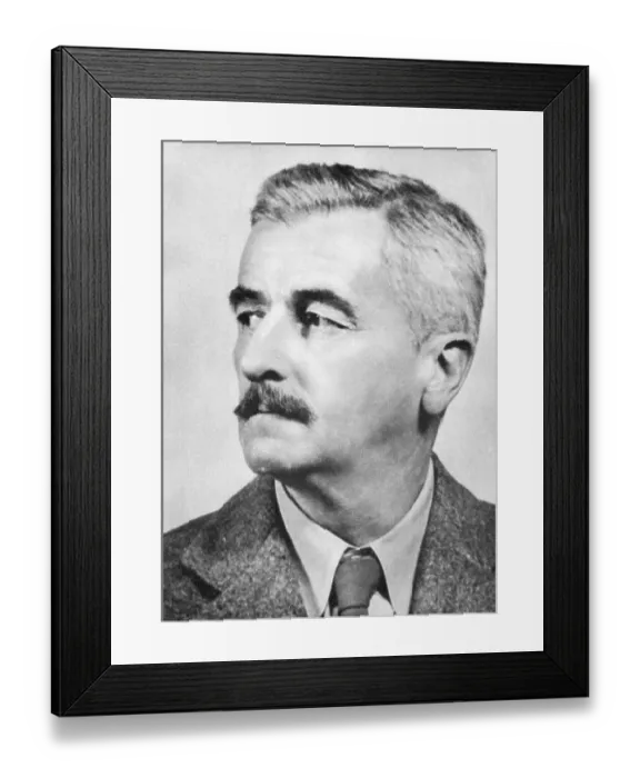 Framed Print : William Faulkner Framed Print : William Faulkner