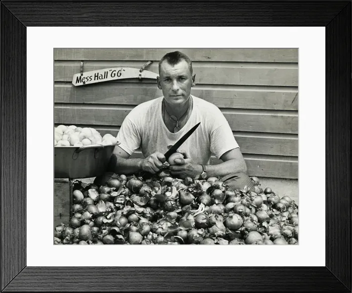 Framed Print : Churchill's Cousin Peeling Onions Framed Print : Churchill's Cousin Peeling Onions