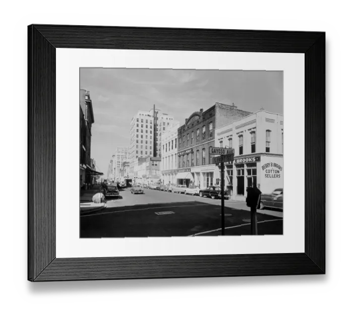 Framed Print : Exterior of Buildings and Street Site Framed Print : Exterior of Buildings and Street Site