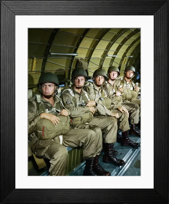 Framed Print : U.S. Army Airborne Paratroopers in C-47