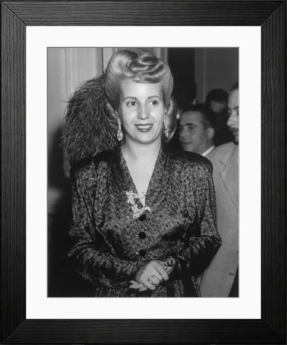 Framed Print : Portrait of Eva Peron