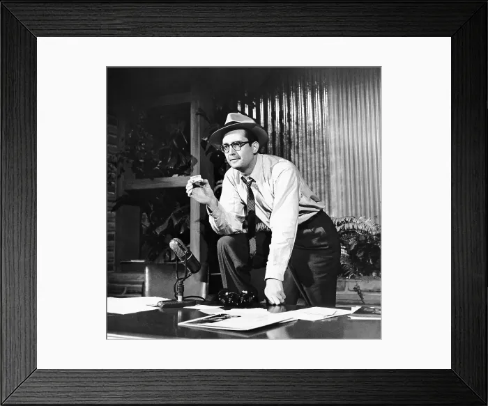 Framed Print : Steve Allen on Set of The Tonight Show Framed Print : Steve Allen on Set of The Tonight Show