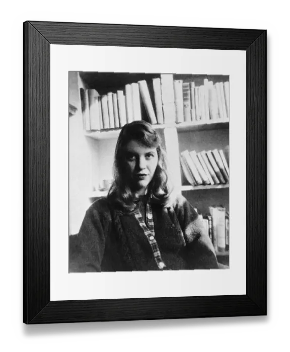 Framed Print : Sylvia Plath