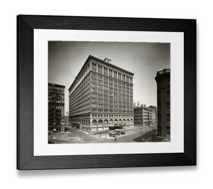 Framed Print : Trading Center on Astor Place Framed Print : Trading Center on Astor Place