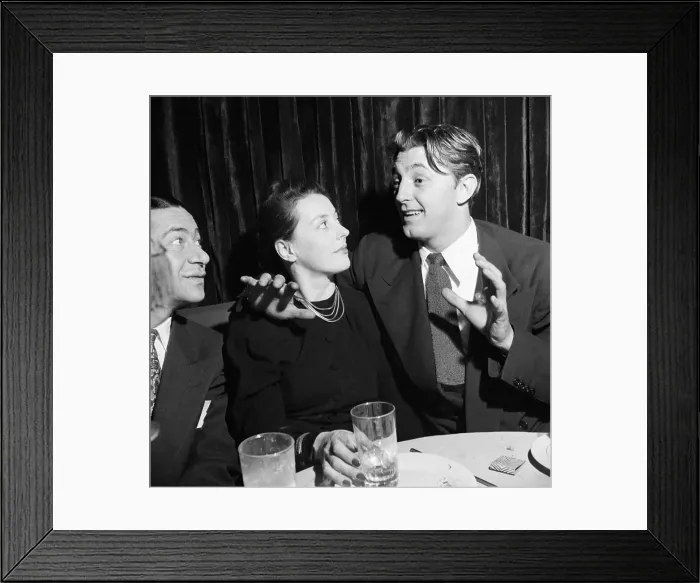 Framed Print : Robert Mitchum and Wife at El Morroco Framed Print : Robert Mitchum and Wife at El Morroco