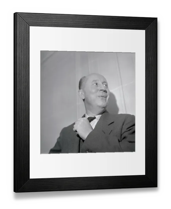 Framed Print : Portrait of Christian Dior Framed Print : Portrait of Christian Dior