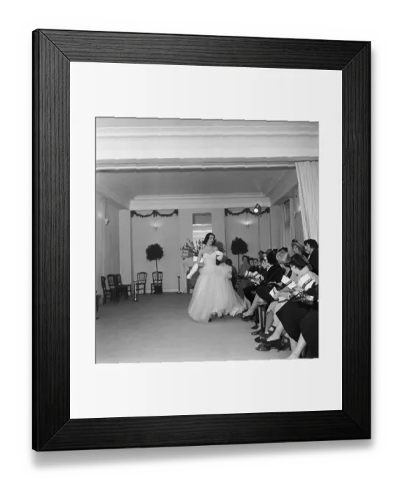 Framed Print : Fashion Show at Maison De Couture Marcel Rochas Framed Print : Fashion Show at Maison De Couture Marcel Rochas