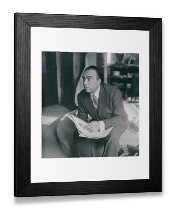 Framed Print : Marcel Rochas Working Framed Print : Marcel Rochas Working