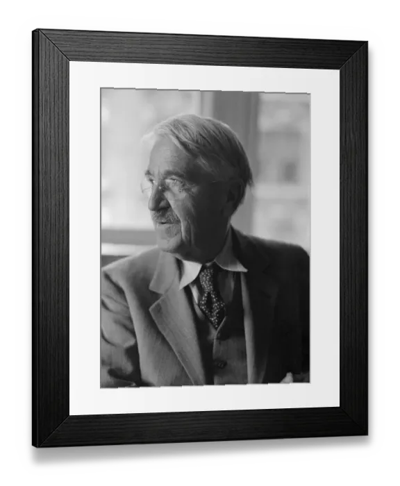 Framed Print : Portrait of John Dewey Framed Print : Portrait of John Dewey