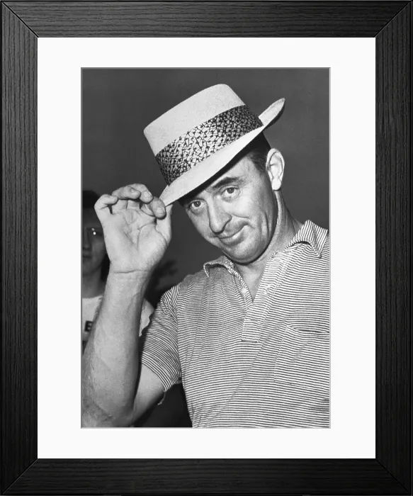 Framed Print : Sam Snead Tipping Hat Framed Print : Sam Snead Tipping Hat