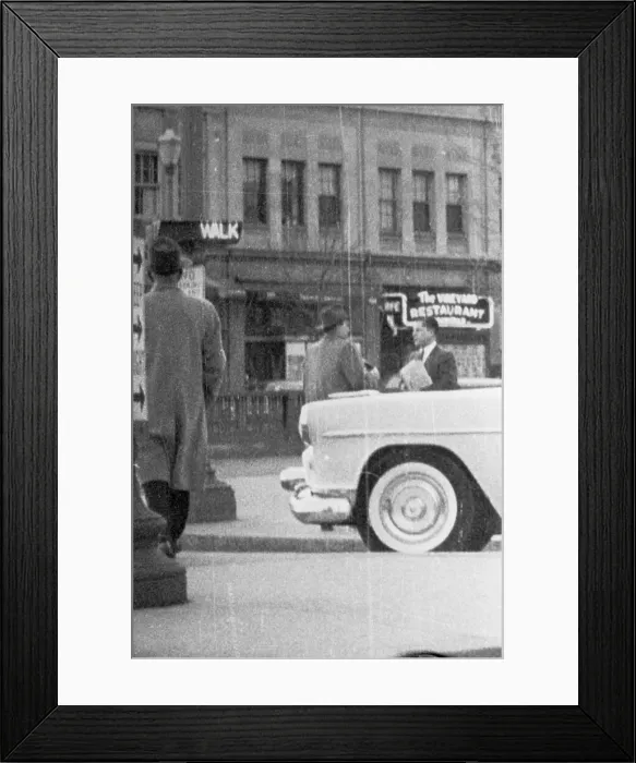 Framed Print : Jimmy Hoffa and John Cye Cheasty Making Exchange Framed Print : Jimmy Hoffa and John Cye Cheasty Making Exchange