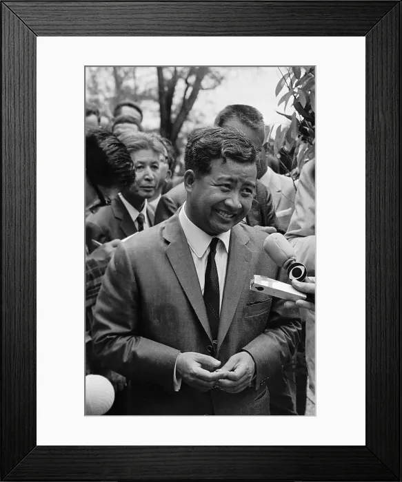 Framed Print : Prince Norodom Sihanouk of Cambodia Framed Print : Prince Norodom Sihanouk of Cambodia