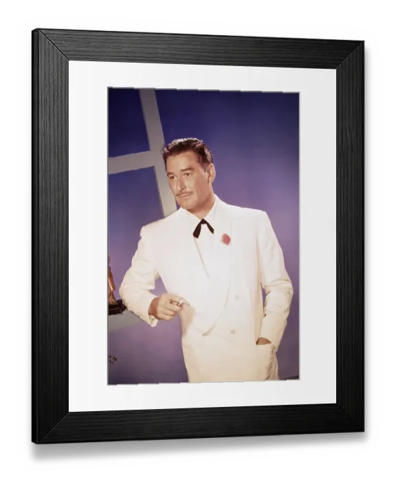 Framed Print : Portrait of Errol Flynn Framed Print : Portrait of Errol Flynn