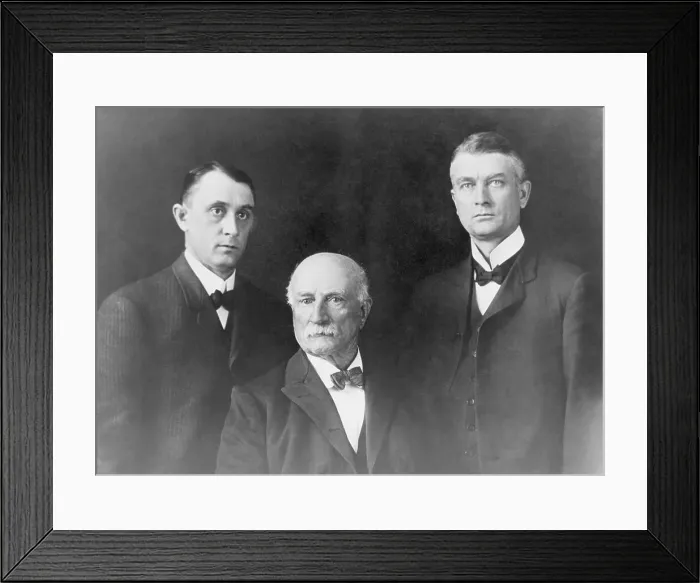 Framed Print : Dr. Charles Mayo, William Worrall Mayo (Father), and Dr. William James Mayo Framed Print : Dr. Charles Mayo, William Worrall Mayo (Father), and Dr. William James Mayo