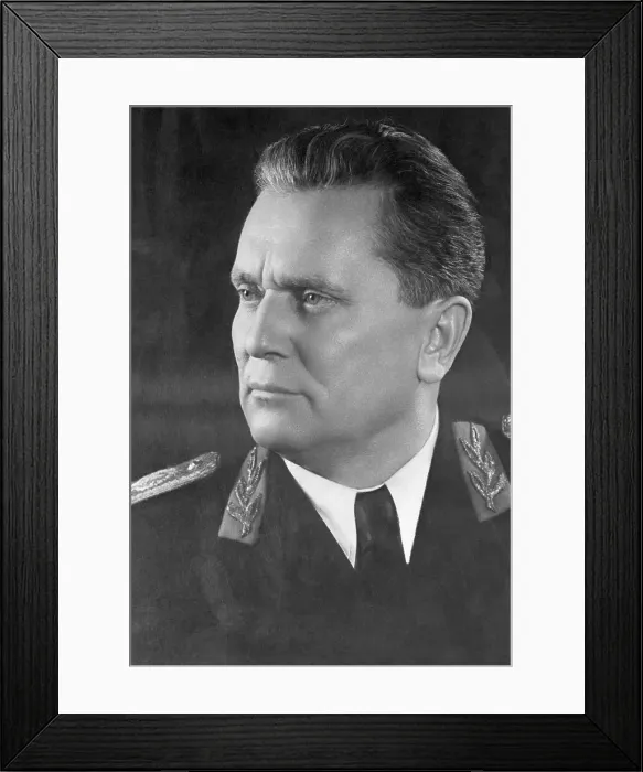 Framed Print : Yugoslavian President Josip Broz Tito Framed Print : Yugoslavian President Josip Broz Tito