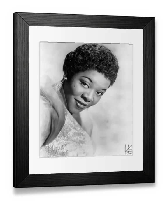 Framed Print : Singer Dinah Washington