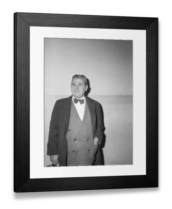 Framed Print : Portrait of Joseph Lanza Framed Print : Portrait of Joseph Lanza