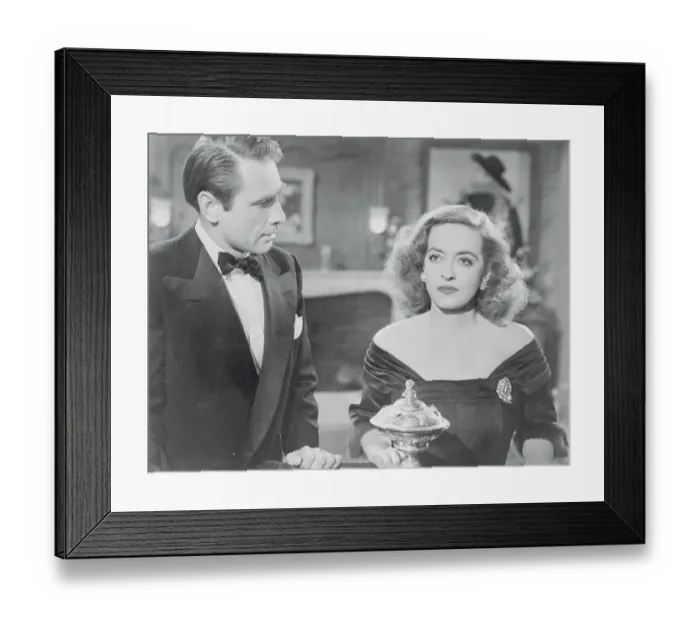 Framed Print : Bette Davis and Gary Merrill in All About Eve Framed Print : Bette Davis and Gary Merrill in All About Eve