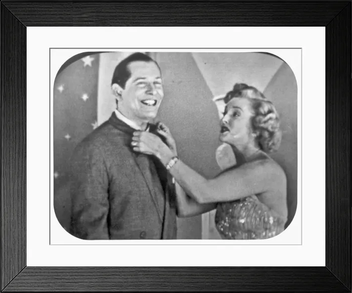 Framed Print : Milton Berle and Vivian Blaine Framed Print : Milton Berle and Vivian Blaine