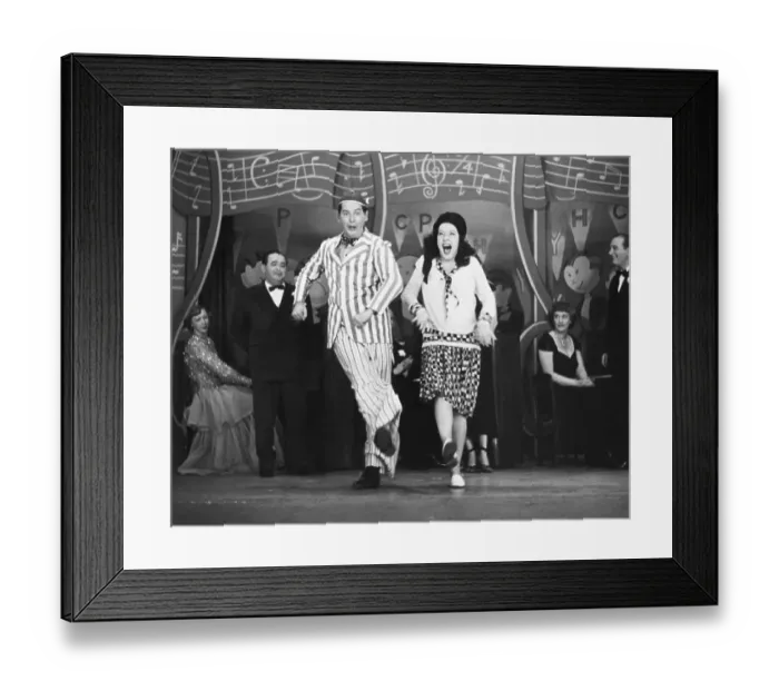 Framed Print : Milton Berle and Ethel Merman on Texaco Star Theater Framed Print : Milton Berle and Ethel Merman on Texaco Star Theater