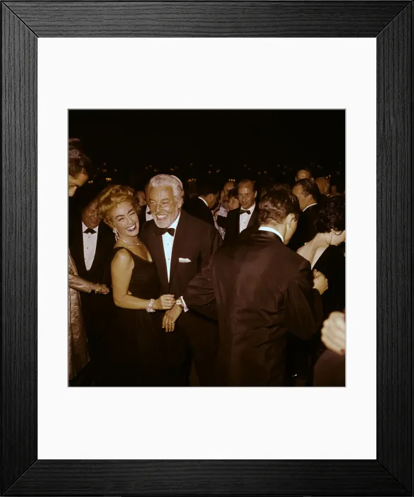 Framed Print : Cesar Romero and Joan Crawford at Dance Party
