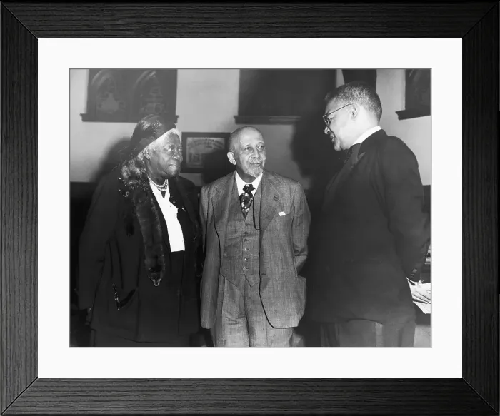 Framed Print : W.E.B. Dubois and Dr. Mary McLeod Bethune Framed Print : W.E.B. Dubois and Dr. Mary McLeod Bethune
