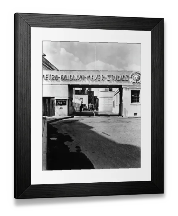 Framed Print : Front Gate Of Mgm Studios Framed Print : Front Gate Of Mgm Studios