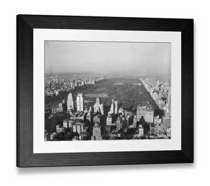 Framed Print : Aerial View of Central Park Framed Print : Aerial View of Central Park