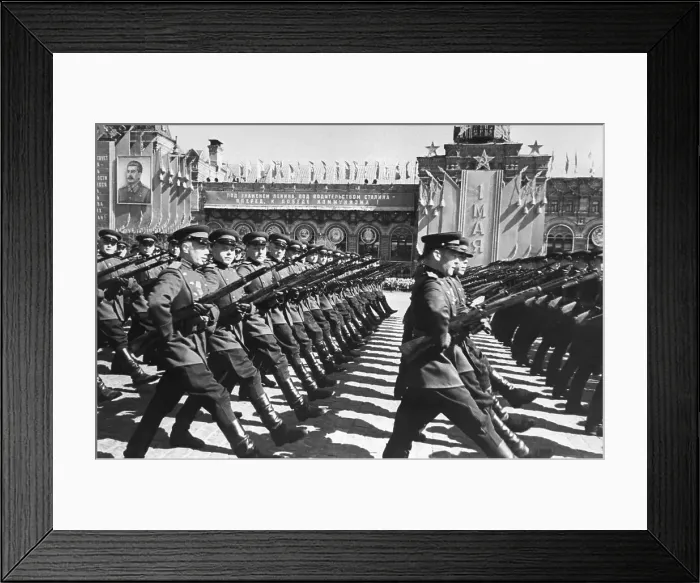 Framed Print : Troops Of Moscow Garrison Parade