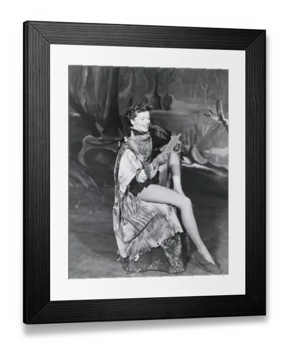 Framed Print : Katharine Hepburn on Stage Framed Print : Katharine Hepburn on Stage