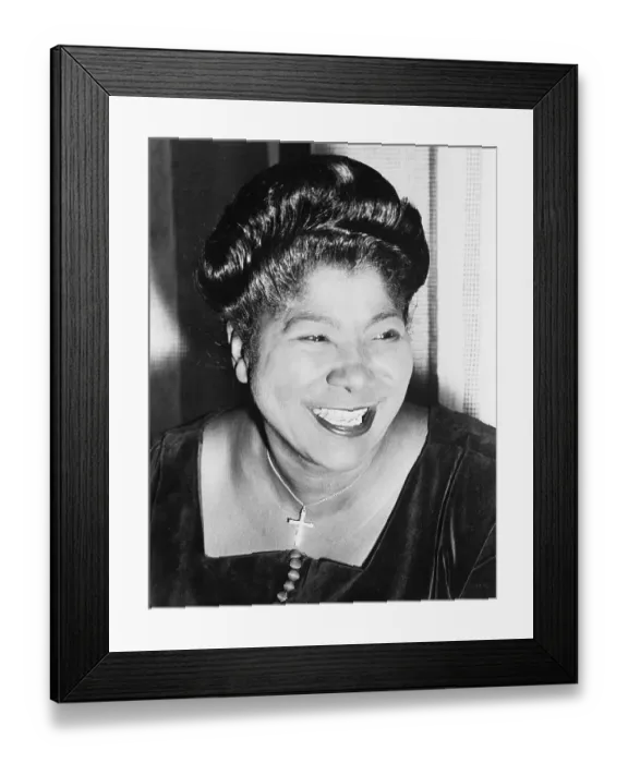 Framed Print : Portrait Of Mahalia Jackson