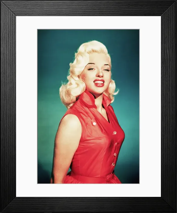 Framed Print : Actress Diana Dors Framed Print : Actress Diana Dors