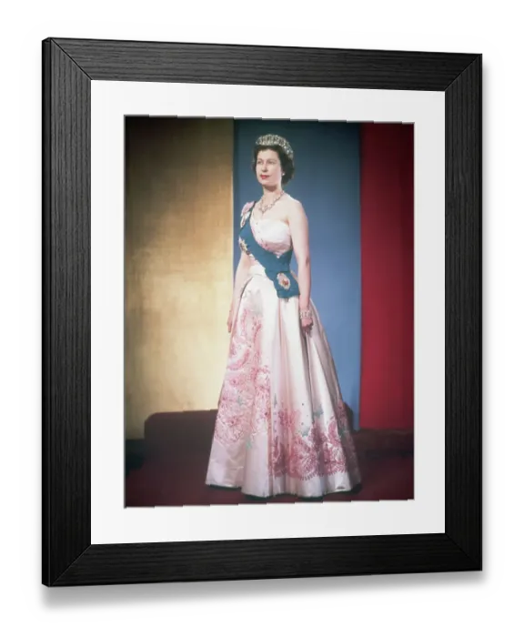 Framed Print : Queen Elizabeth II in Formal Clothing Framed Print : Queen Elizabeth II in Formal Clothing