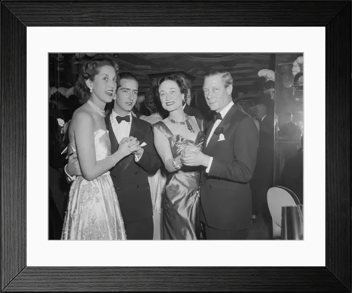 Framed Print : Duke and Duchess of Windsor at Dance Framed Print : Duke and Duchess of Windsor at Dance