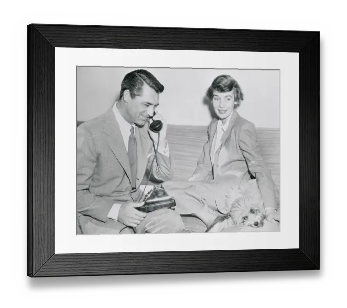Framed Print : Betsy Dranke and Cary Grant Framed Print : Betsy Dranke and Cary Grant