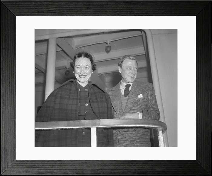 Framed Print : Portraits of Duke and Duchess of Windsor Framed Print : Portraits of Duke and Duchess of Windsor
