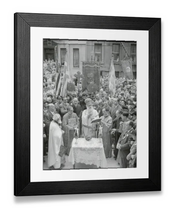 Framed Print : Enthroning of Archbishop Michael Framed Print : Enthroning of Archbishop Michael