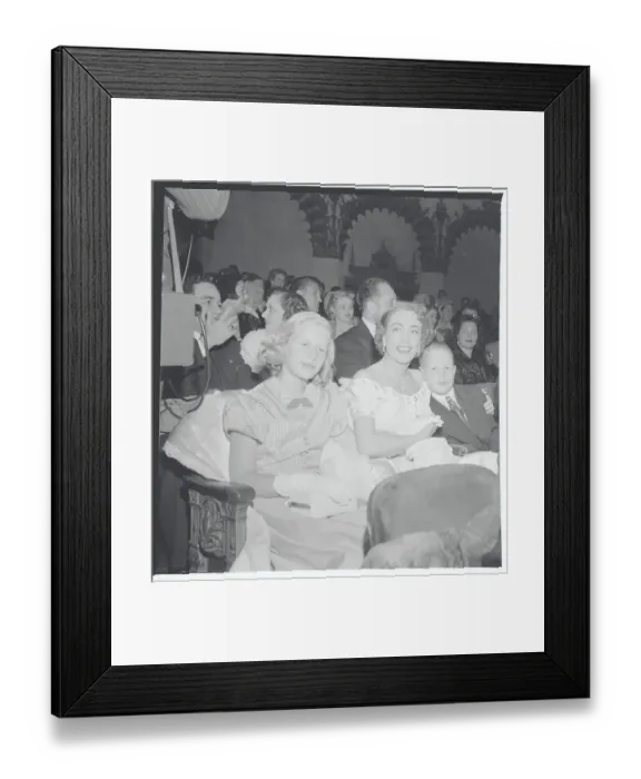 Framed Print : Joan Crawford with Children at Premiere Framed Print : Joan Crawford with Children at Premiere