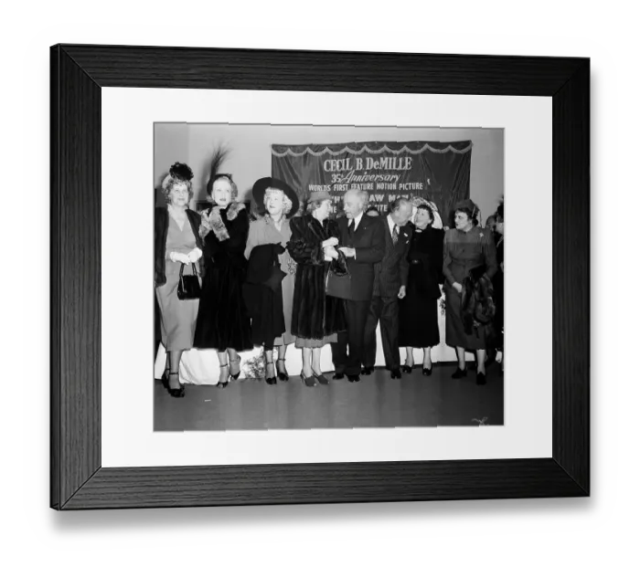 Framed Print : Cecil B. DeMille Attending His Honor Celebration Framed Print : Cecil B. DeMille Attending His Honor Celebration
