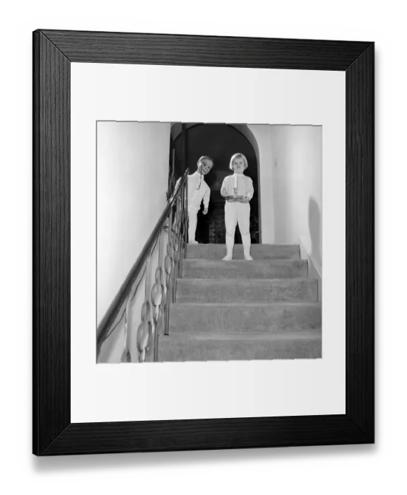 Framed Print : Candice Bergen with Edgar Bergen's Famous Puppet Framed Print : Candice Bergen with Edgar Bergen's Famous Puppet